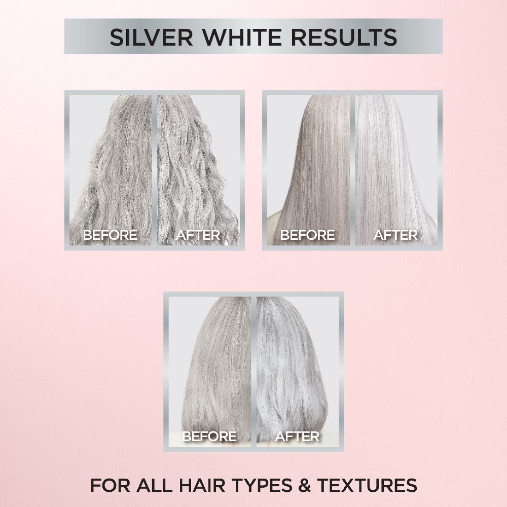 LOreal Haircolor Le Color Gloss Silver White Enhanced 071249654118 AV16